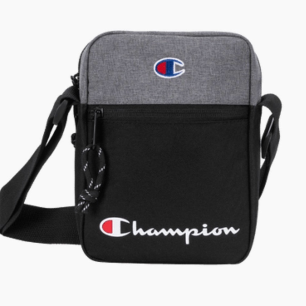 CHAMPION Manuscript Crossbody
(grey & black)